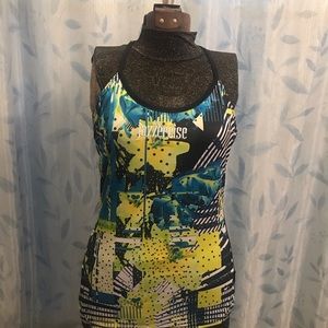Jazzercise Athletic Top with Built-in shelf bra